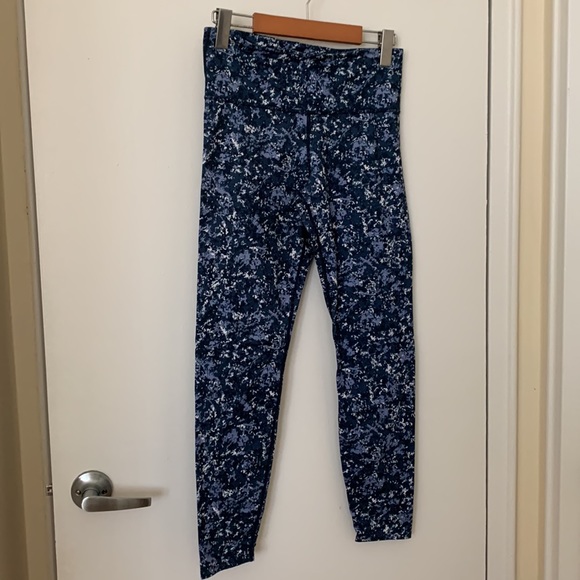 JoyLab Blue Patterned Leggings - Picture 1 of 4